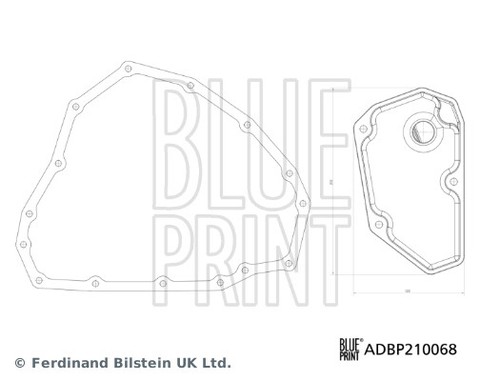 Blue print adbp210068 - print,