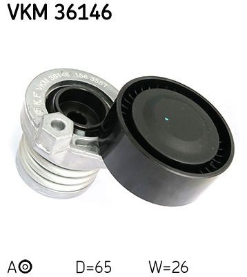 Ribbed belt tensioner - tensioner, skf