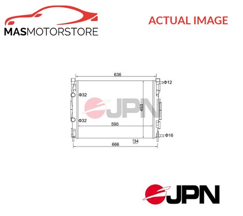 Engine cooling radiator - cooling, jpn