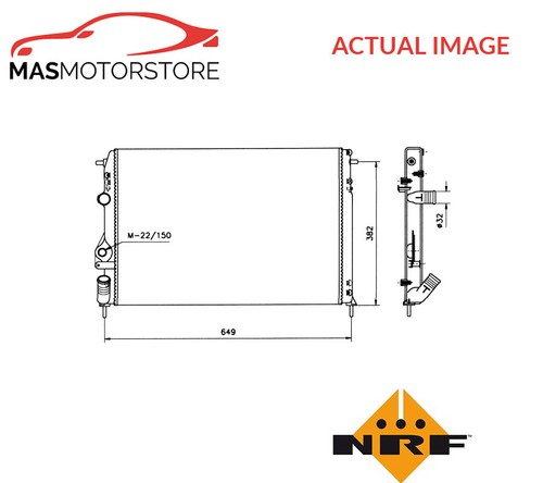 Engine cooling radiator nrf - radiator,