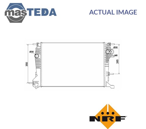 53136 engine cooling radiator - 53136,
